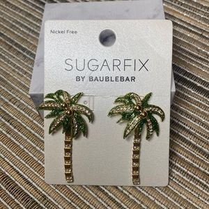 Sugarfix Baublebar Palm Tree Earrings - New